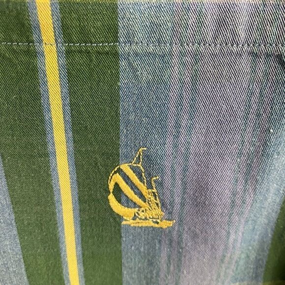 Vintage Nautica Long Sleeve Striped Shirt. Size Large - Picture 3 of 4